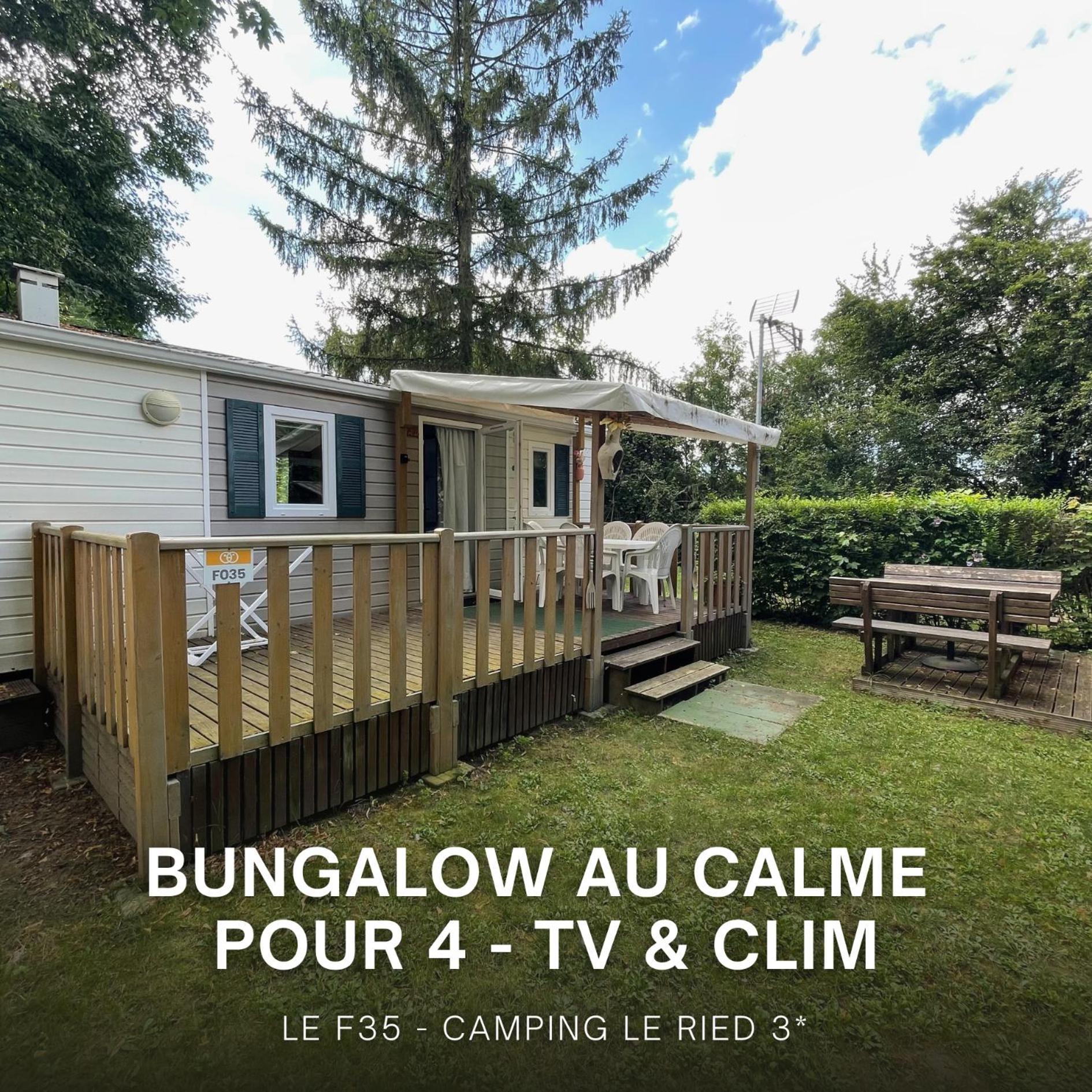 Chez Roger - Bungalow Climatise Avec Tv - 2 Chambres 4 Personnes Boofzheim Extérieur photo